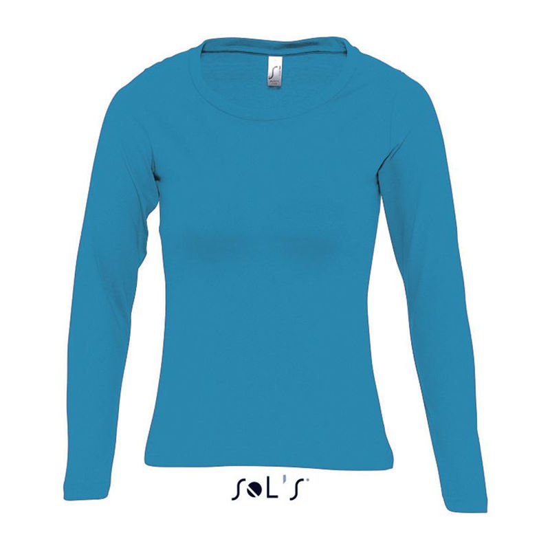 SOL'S MAJESTIC - WOMEN'S ROUND COLLAR LONG SLEEVE 