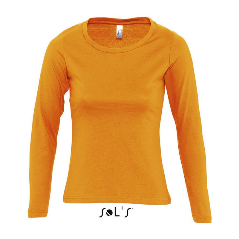 SOL'S MAJESTIC - WOMEN'S ROUND COLLAR LONG SLEEVE 